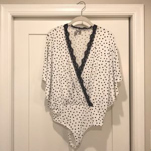 Polka dot bodysuit